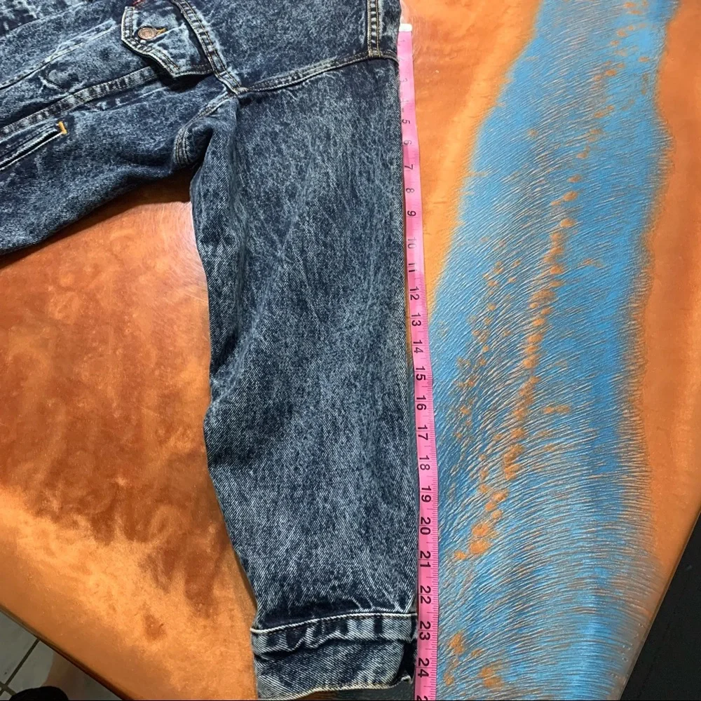 Vintage Levis Denim bleach wash Jean Jacket